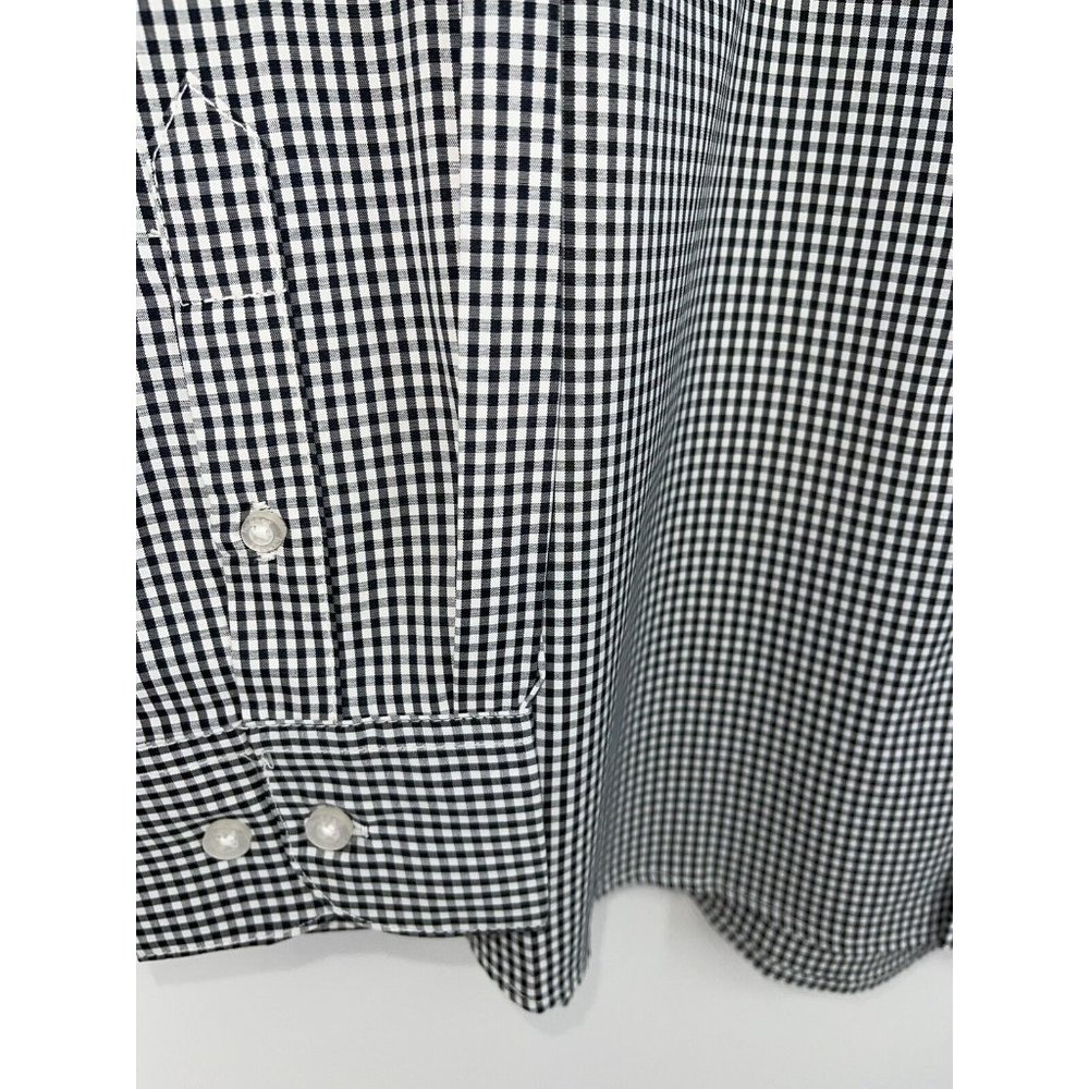 Haggar Wrinkle Resistant Shirt Men's Large Button Lightweight Long Sleeve $56 - Picture 4 of 9